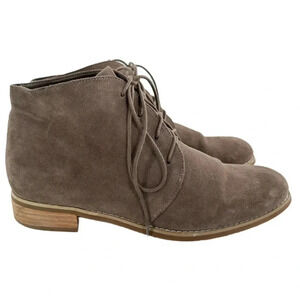 Blondo Rayann womens ankle boots size 9.5 brown suede waterproof lace up boots